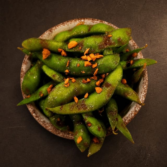 Spicy Edamame.
