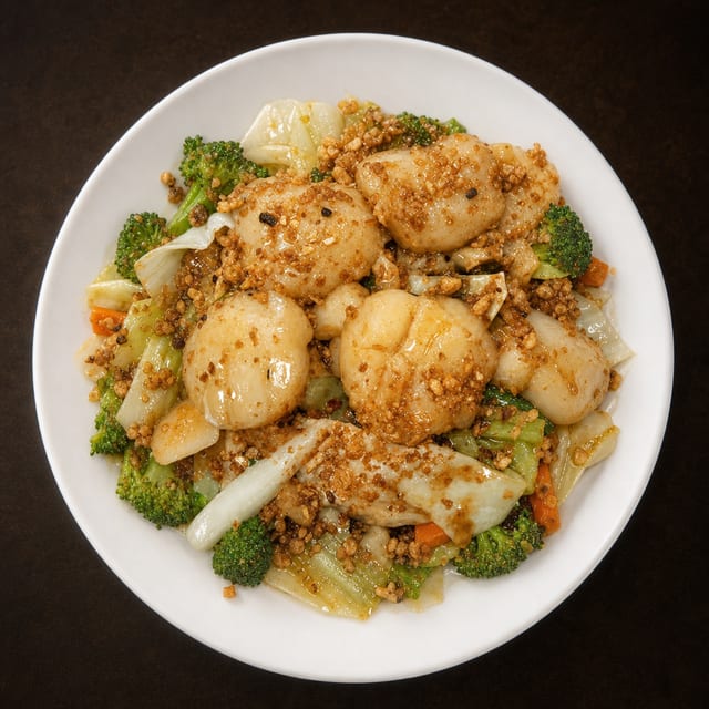 Pad Kra Tiem Prik Thai (Thai Garlic & Black Pepper).