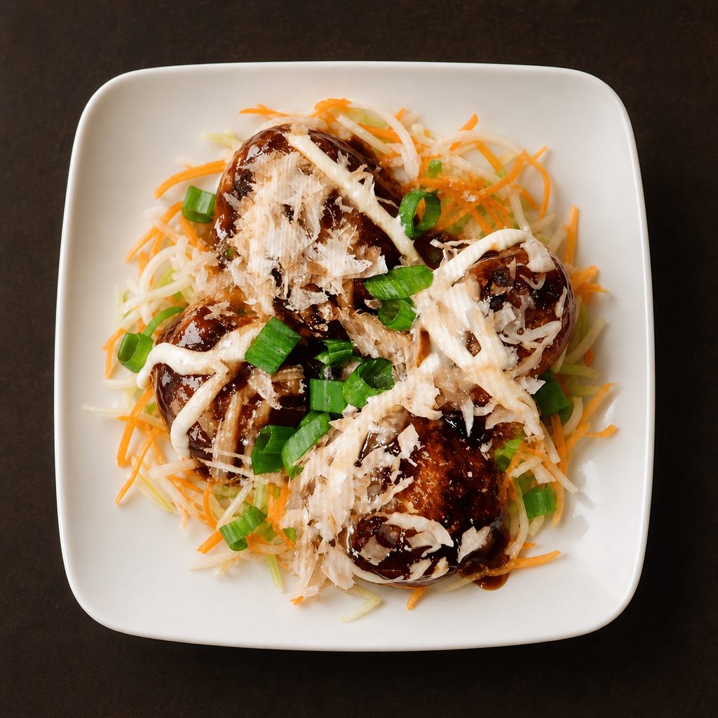 Takoyaki.