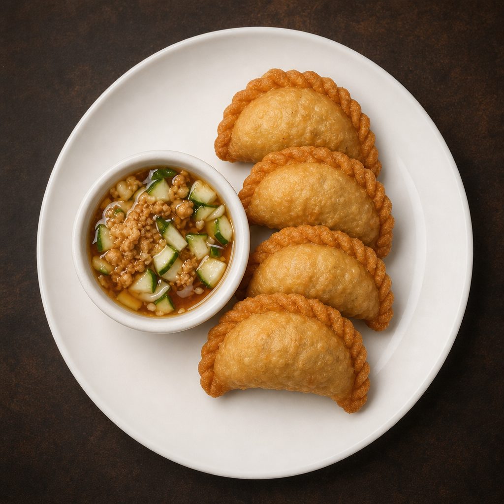 Thai Curry Puff (4 Pcs).