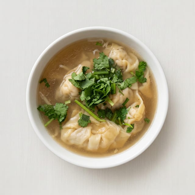 Thai Wonton Soup.