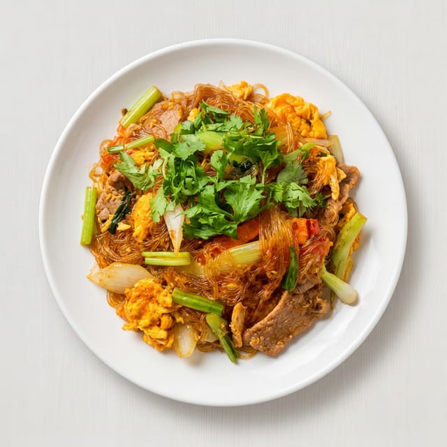 Suki Hang (Thai Sukiyaki Stir-Fry).