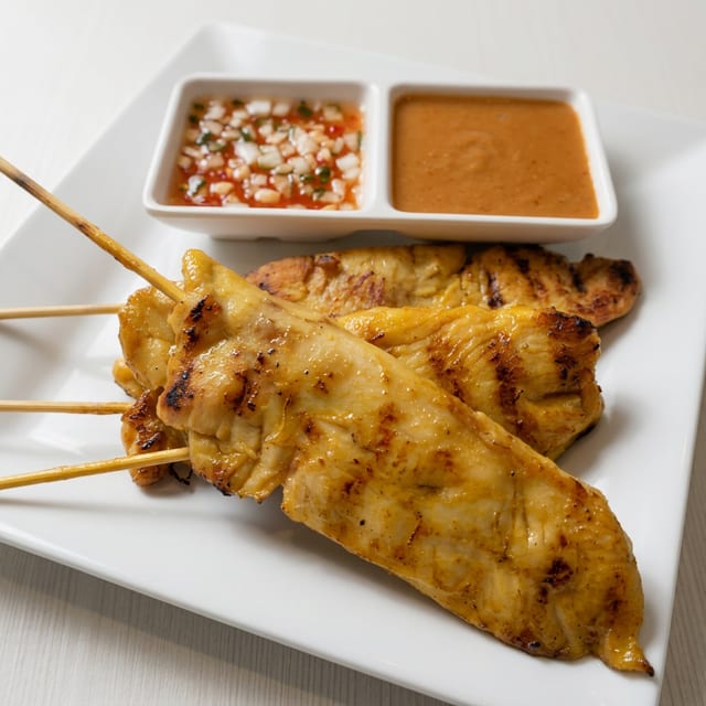 Chicken Satay (4 Sticks).