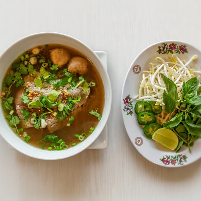 Pho Noodle Soup.